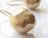 Gold Earrings,24K Earrings,Gold Egg Earrings