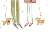 Dog Lovers Giclee Print A5