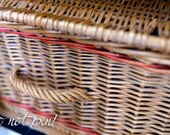 1930s Reims Champagne picnic basket