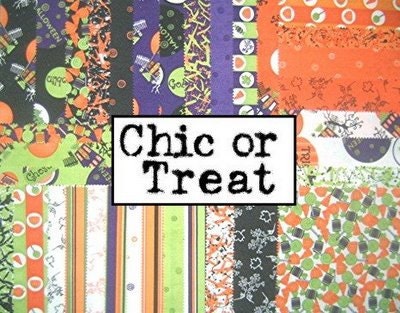 Chic or Treat charm pack - 5" squares - Arrin Turnmire for Moda
