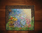 Art Quilt, Sunshine Garden Wall Hanging