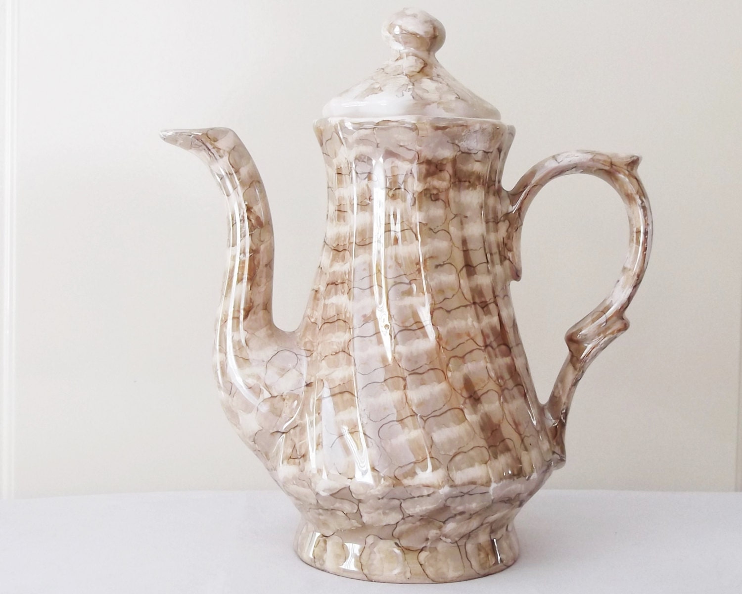 Vintage Porcelain Tall Pitcher