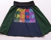 Eco Friendly Beatles Skirt Womens Size S/M