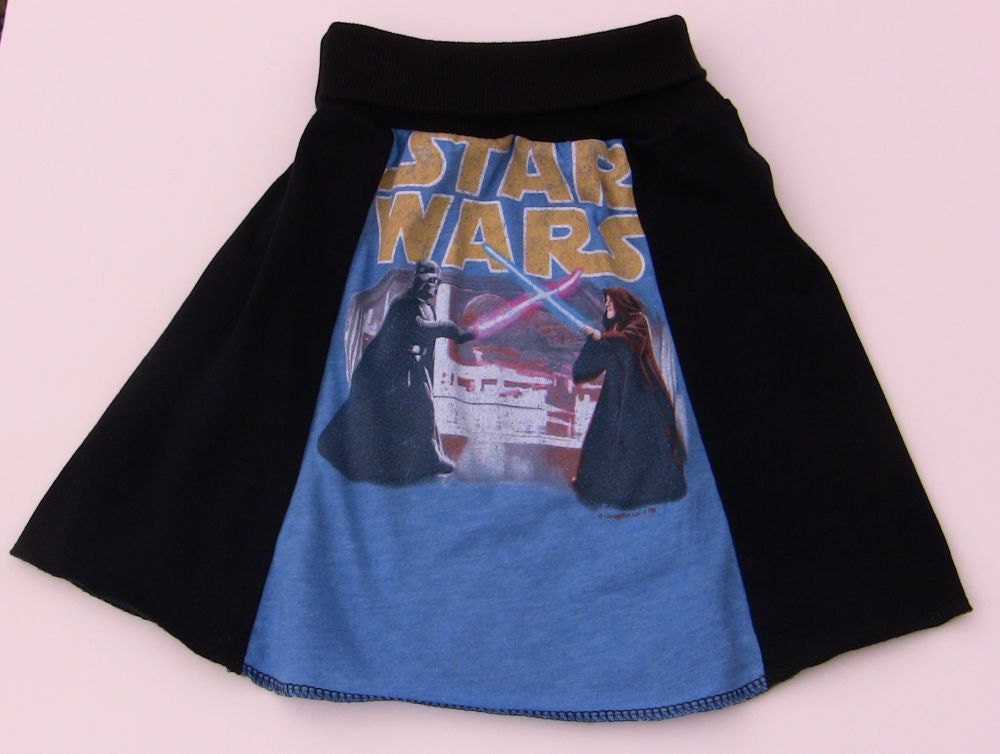 Upcycled Star Wars Skirt Girls Size 2/3T