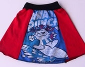 Upcycled Hawaiian Punch Skirt Girls Size 2/3T
