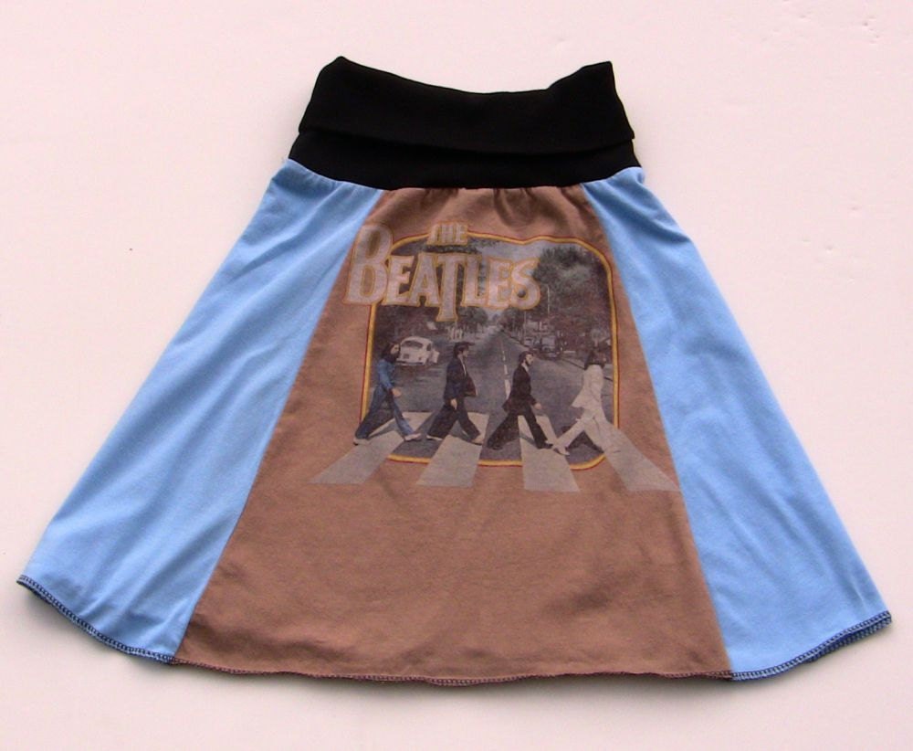 Eco Friendly Beatles Skirt Girls Size 12/14
