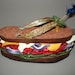 shoe sculpture "Brisket Flip Flop"