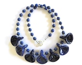 Kazuri Bead Necklace, Ceramic Necklace, Fair Trade Beads