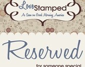 Reserved for DAREN