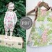 PDF Girls Romper and Dress Pattern: Shortcake Reversible Romper and Dress Pattern - Size 6 Month through 6 Years