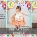 PDF PATTERN Three Pattern Bundle - Original Paper Printed Sewing Patterns by The Cottage Mama