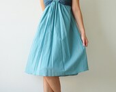 Feel So Good II...Blue Halter Maxi Cotton dress
