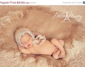 ON SALE Burlap Blanket Photography Prop Burlap Layering Newborn Baby Photo Prop Mini Burlap Blanket