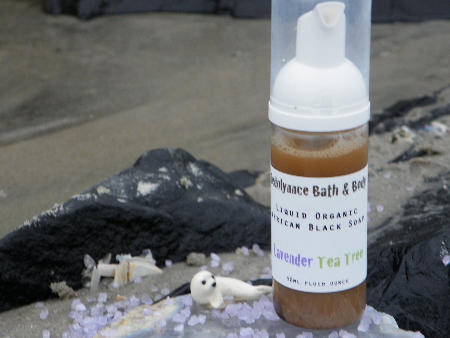 Organic African Black Liquid Soap Ghana Choose your scent 50ml