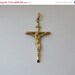 ON SALE Yellow Gold Crucifx - 14k - Vintage