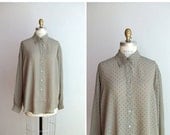 25% OFF STOREWIDE SALE Vintage 1990s polka-dot printed shirt