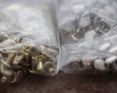 RIVETS small for leather/metal.  Use with my custom leather cuffs - 50 pack - choice of color