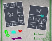 16X20in poster / Blog/ Storyboard / Collage PSD templates Set5