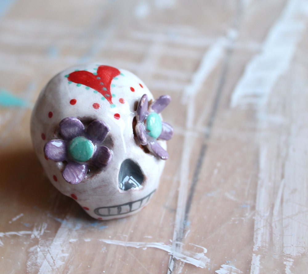 Sugar Skull - Ceramic Calavera