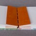 Small journal or baby shower guestbook with colorful animal print covers