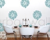 Vinyl Wall Sticker Decal Art, Pretty Flower Pattern