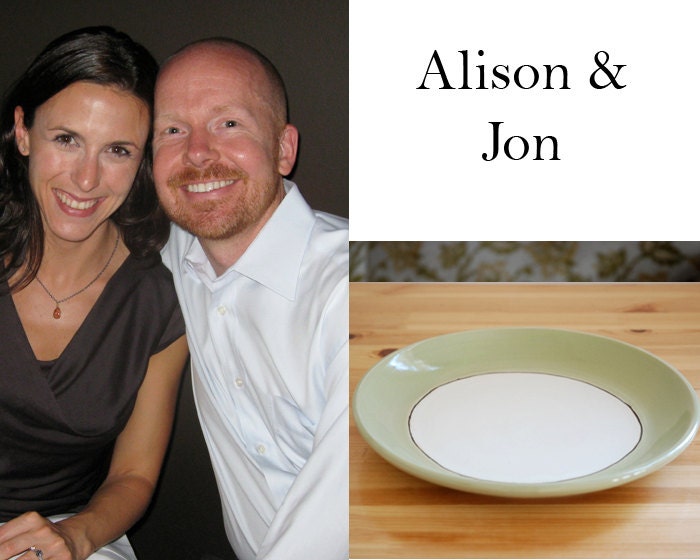 Round Platter for Alison and Jon