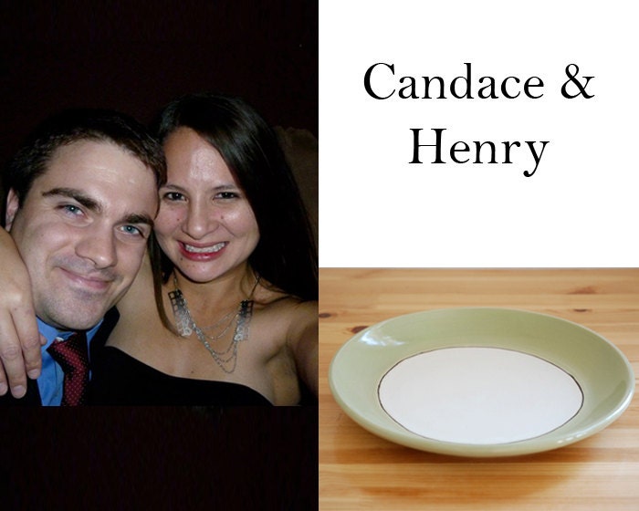 Round Platter for Candace and Henry