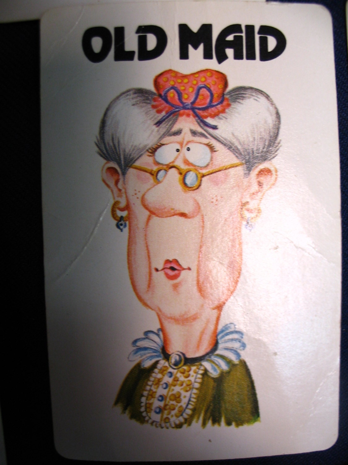 1975 vintage retro Western Publishing OLD MAID Cards in Box with rules