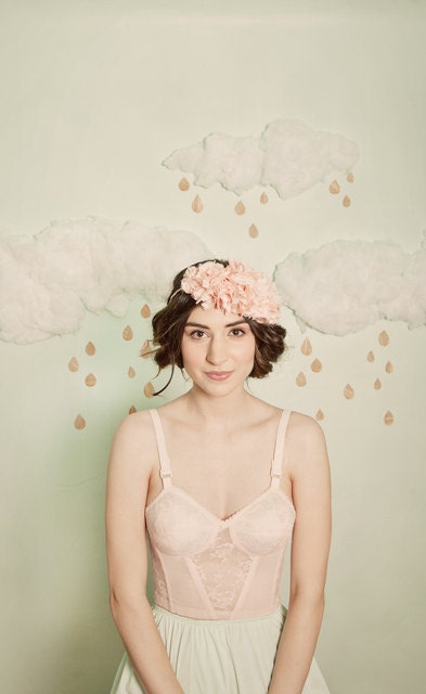 Pink carnations halo- style 305