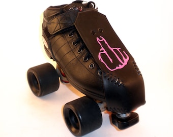 Roller Derby Toe Guards - The Finger - Pink