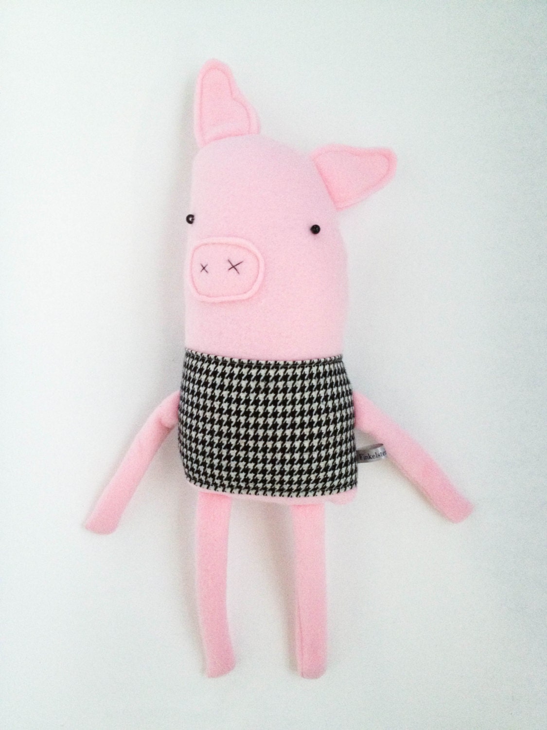 Plush Pig Friend- Finkelstein's Center Handmade Creature