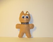 children kids toy stuffed animal cat plush gifts / girls cat lover birthday gift / handmade felt tan cat