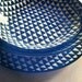 porcelain 3 piece dinnerware set triangle screenprinted design dishes and plate.   MADE TO ORDER