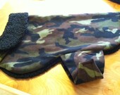 Camo Fleece Sherpa Lined Dog Jacket