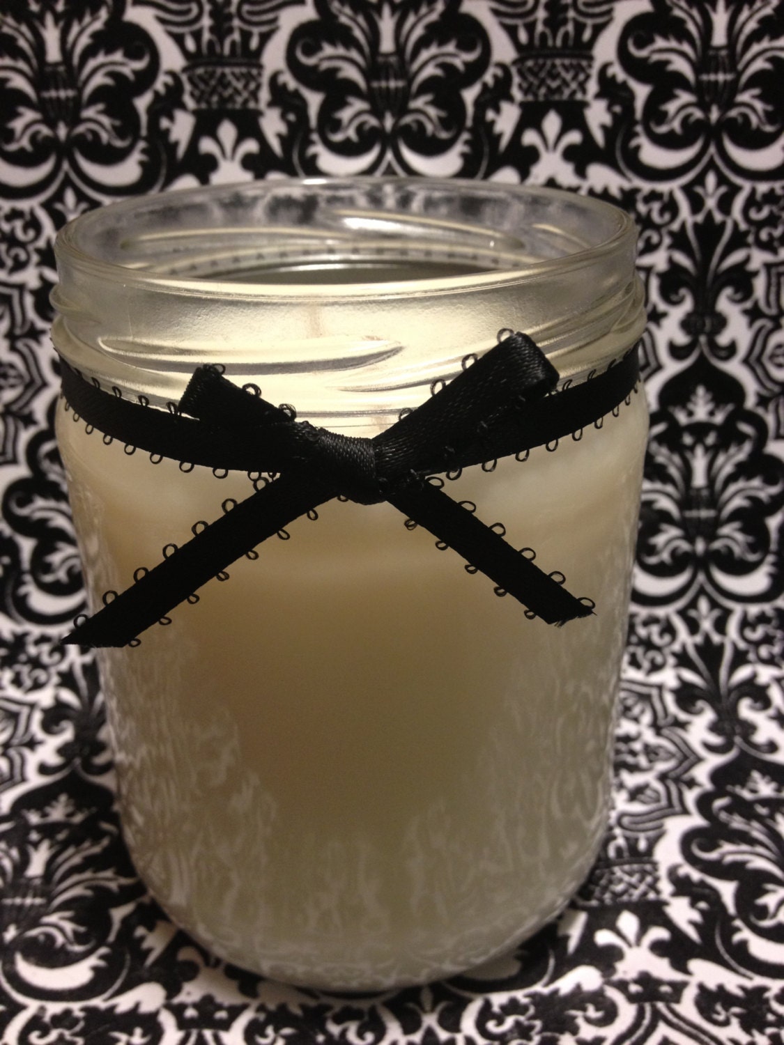 Almond - 12oz Glass Jar All Natural Soy Candle