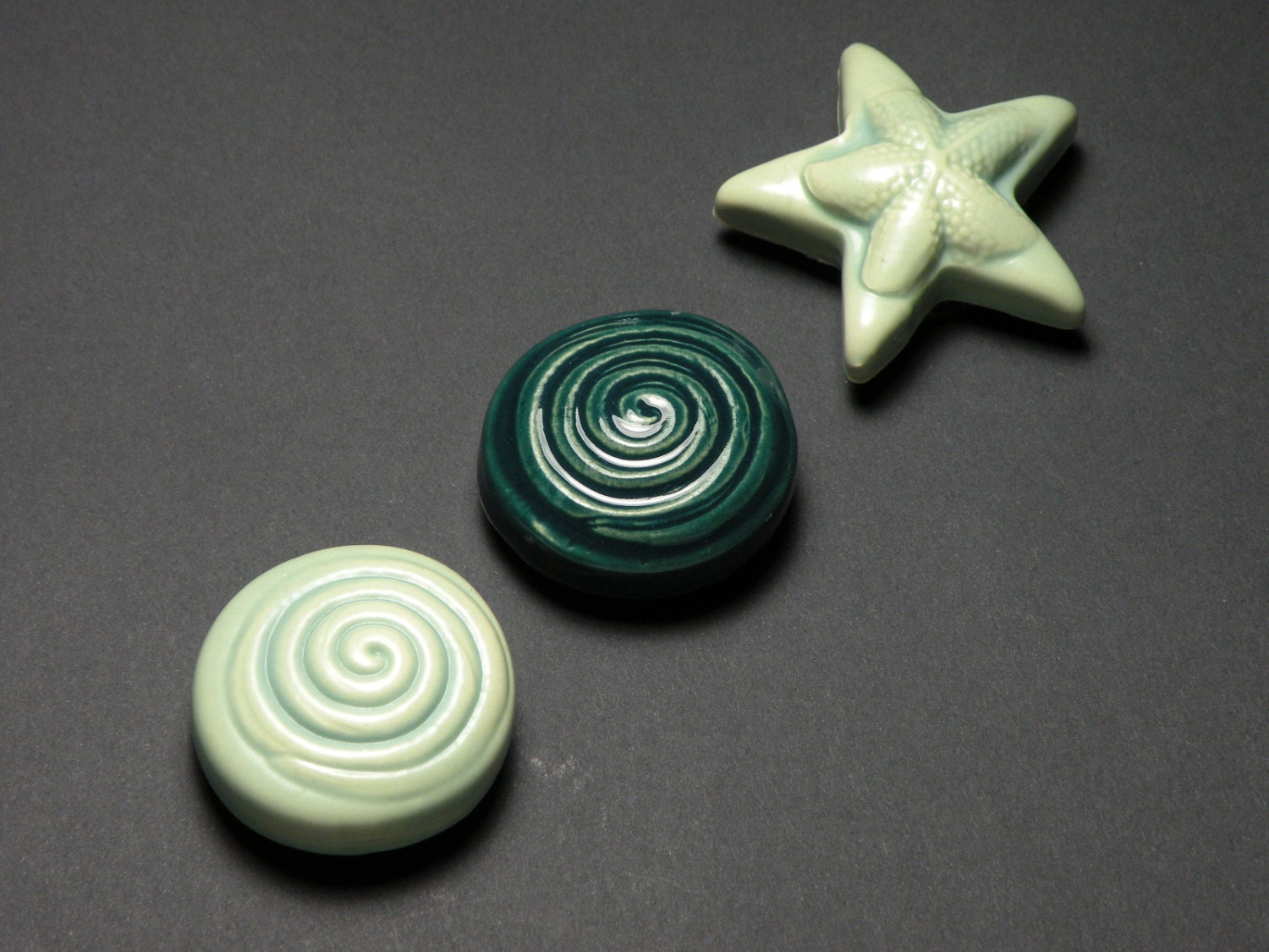 Handmade Ceramic Large Magnet Set