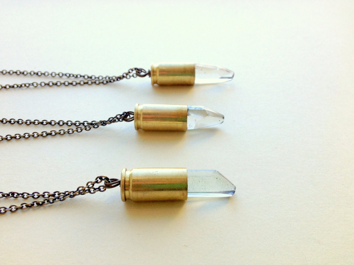 Lodolite Bullet Necklace