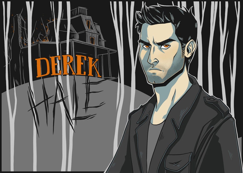 Teen Wolf Derek Hale Sourwolf Print Set