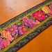 Quilted Table Runner, Handmade Table Runner Flower Burst