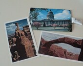 3 Vintage Utah Postcard 1960s Lot State Capitol Salt Lake City Bryce Canyon