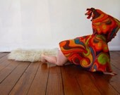 Girls Fleece Poncho for Spring and Fall