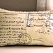 French Postcard Pillow