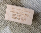 WITH LOVE Custom Design Return Address Stamp