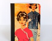 Small notebook - 80 pages, upcycled covers