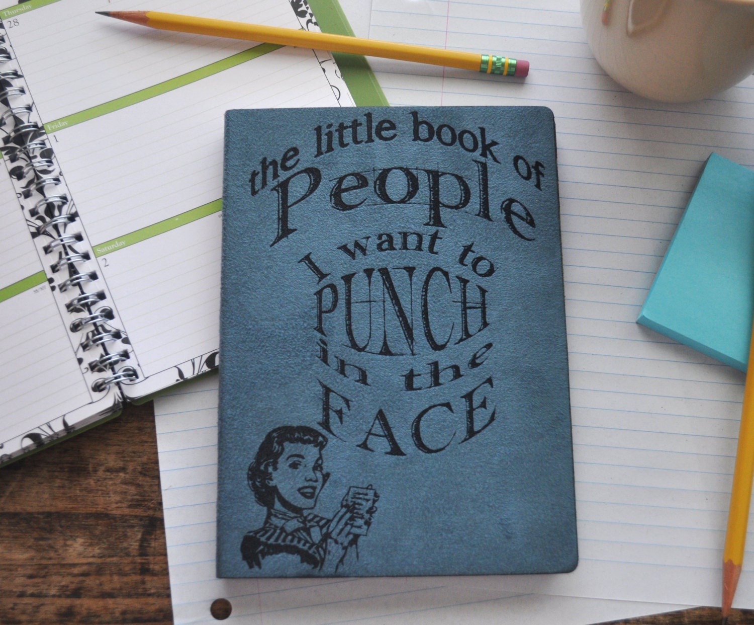 The Little Book of People I Want to Punch in the Face -  Personal Journal,  Blank Book, Journal