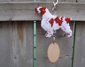 Welsh Springer Spaniel crate tag NEW - hang anywhere home decor handmade by dog artist, Magnet option