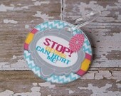 Baby/Toddler Germie Stopper No Touch Germ Stroller or Car Seat Sign 10