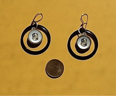 Harry Potter Hufflepuff Crest Earrings