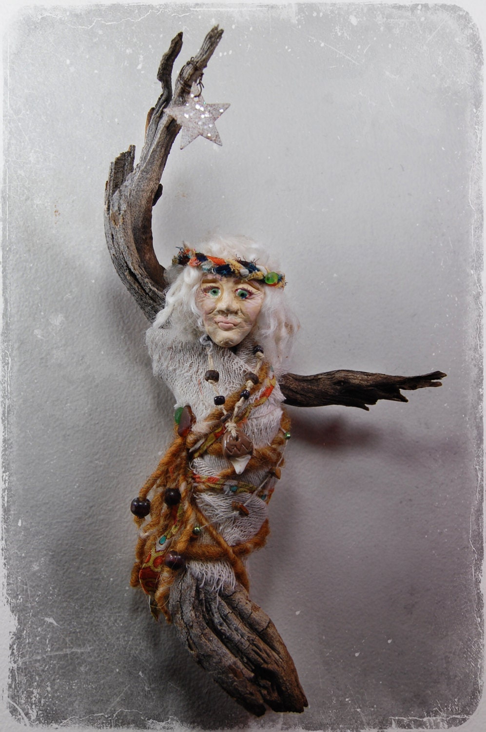 Coyote Song - Spirit Doll - Assemblage Doll