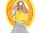 re-open hope. colorful print. by rachel awes.
